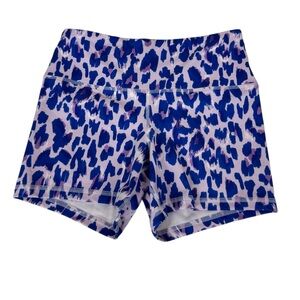 FLEO Violet Escape Shorts in Leopard Print Size Medium